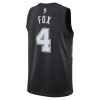 Camiseta Hombre San Antonio Spurs De Aaron Fox 2025-26 Nike City Edition Negro Swingman